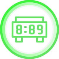 Digital Clock Creative Icon Design vector
