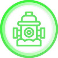 Fire Hydrant Creative Icon Design vector