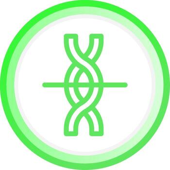 diseño de icono creativo de adn vector