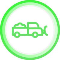 Snowplow Creative Icon Design vector