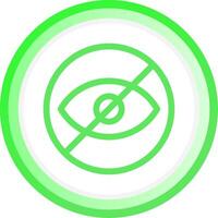 Blindness Creative Icon Design vector