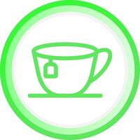 Tea Cup Creative Icon Design vector