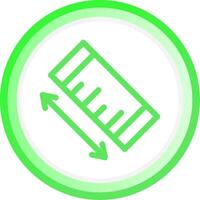 Ruler Creative Icon Design vector