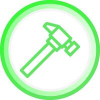 Hammer Creative Icon Design vector