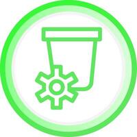 Waste Creative Icon Design vector