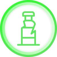 Plastic Bottle Creative Icon Design vector