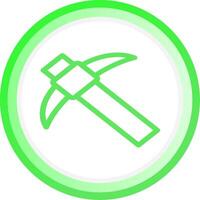 Pickaxe Creative Icon Design vector