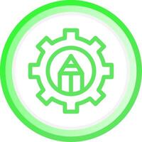 Gear Creative Icon Design vector