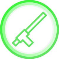 Tonfa Creative Icon Design vector