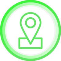 Location Pin Creative Icon Design vector