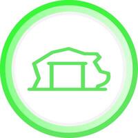 Mining Tunnel Creative Icon Design vector