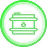 Oil Barrel Creative Icon Design vector