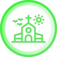 diseño de icono creativo de iglesia vector