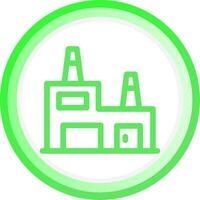 Recycling Plant Creative Icon Design vector
