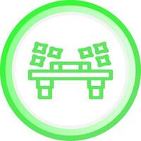 Bookshelf Creative Icon Design vector