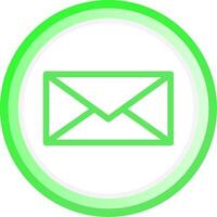 Email Creative Icon Design vector