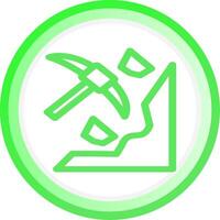Mining Creative Icon Design vector