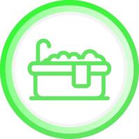 Bathtub Creative Icon Design vector