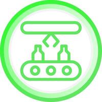 Conveyor Belt Creative Icon Design vector
