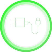 Charging Creative Icon Design vector