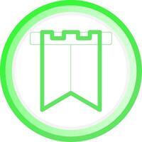 Flag Creative Icon Design vector