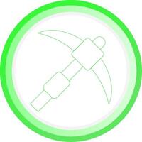 Pickaxe Creative Icon Design vector