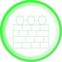 Barbed Wire Creative Icon Design vector