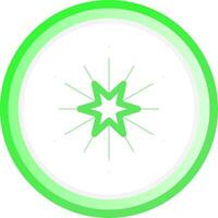 Star Creative Icon Design vector