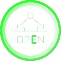 Open Creative Icon Design vector