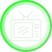 Tv Creative Icon Design vector