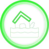 Flood Creative Icon Design vector
