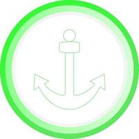 Anchor Creative Icon Design vector