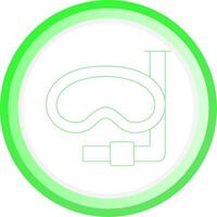 Scuba Dive Creative Icon Design vector