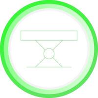 Folding Table Creative Icon Design vector