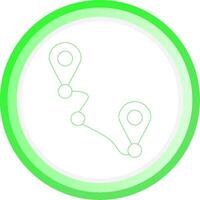 Tracking Creative Icon Design vector