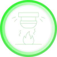 Fire Alarm Creative Icon Design vector