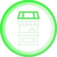 Food Stand Creative Icon Design vector