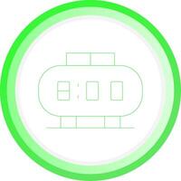 Digital Clock Creative Icon Design vector