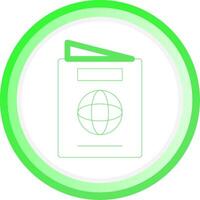 Passport Creative Icon Design vector