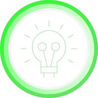 Bulb Creative Icon Design vector