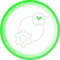 Work Time Creative Icon Design vector