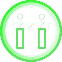 Barrier Creative Icon Design vector