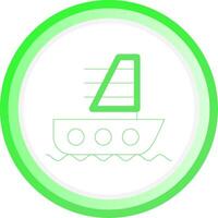 Windsurfing Creative Icon Design vector