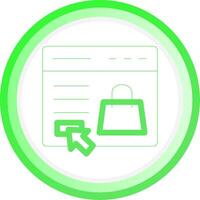Online Store Creative Icon Design vector