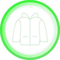 diseño de icono creativo de chaqueta vector