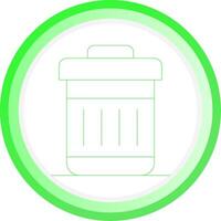 Garbage Creative Icon Design vector