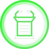 Lectern Creative Icon Design vector