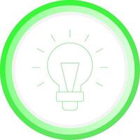 Bulb Creative Icon Design vector