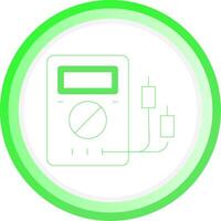 Voltmeter Creative Icon Design vector