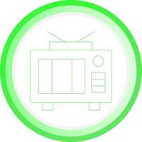 Tv Creative Icon Design vector